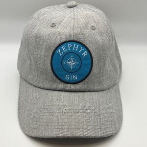 Zephyr Gin Hat with Blue Logo Emblem